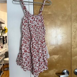 Floral hollister jumpsuit with pockets